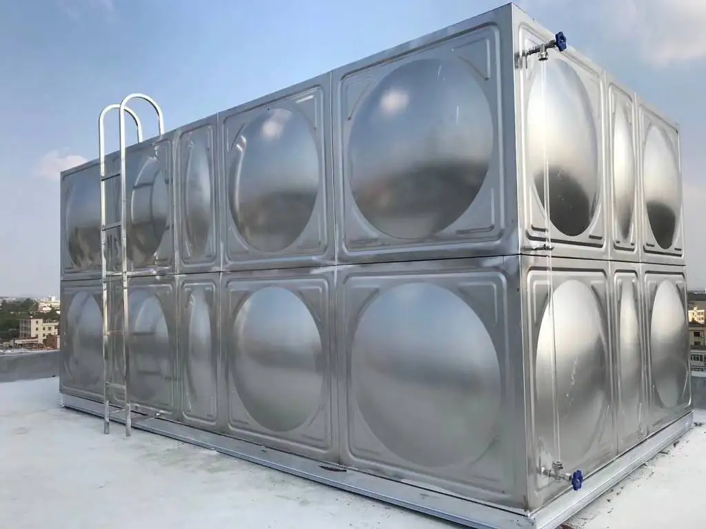 Оборудование для подачи воды FRP, комбинированный резервуар для подачи пожарной воды FRP, резервуар для воды для химической установки