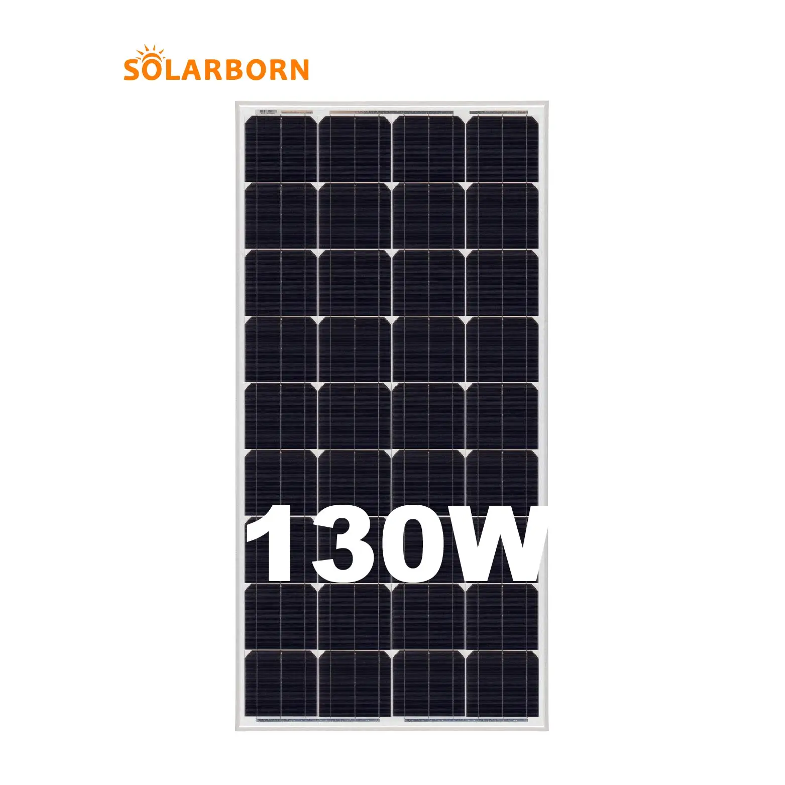 Solarborn монокристаллическая 130 Вт Высокоэффективная Жилая солнечная панель
