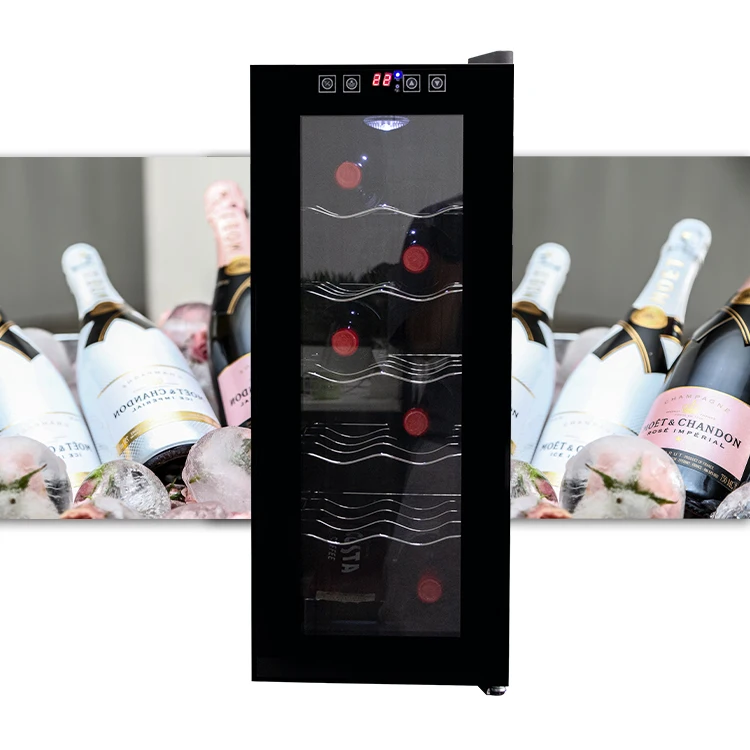 LANYI custom smart fridge12bottles compressor cooling wine cooler wine cellar home appliance