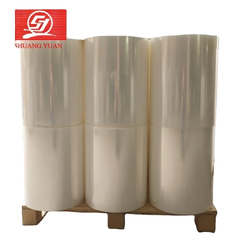 
450mm/500mm LLDPE Jumbo roll stretch film clear Jumbo roll for rewinding 