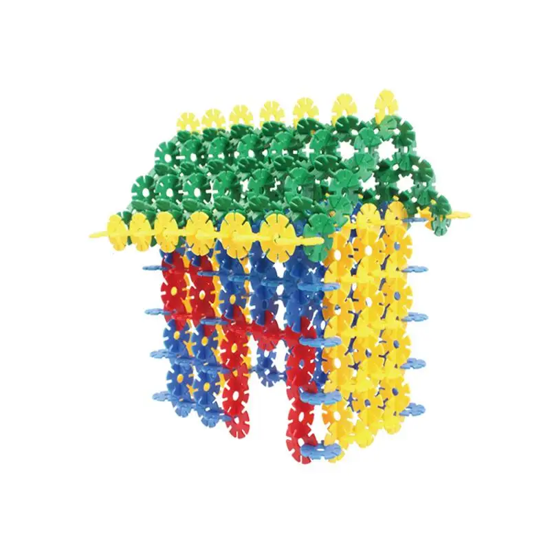 
Klikko solid flower plastic building blocks interlocking flakes 
