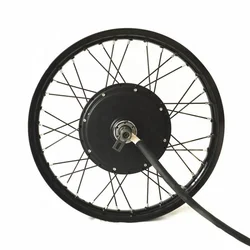72v 5000W brushless gearless Electric Bicycle wheel hub motor