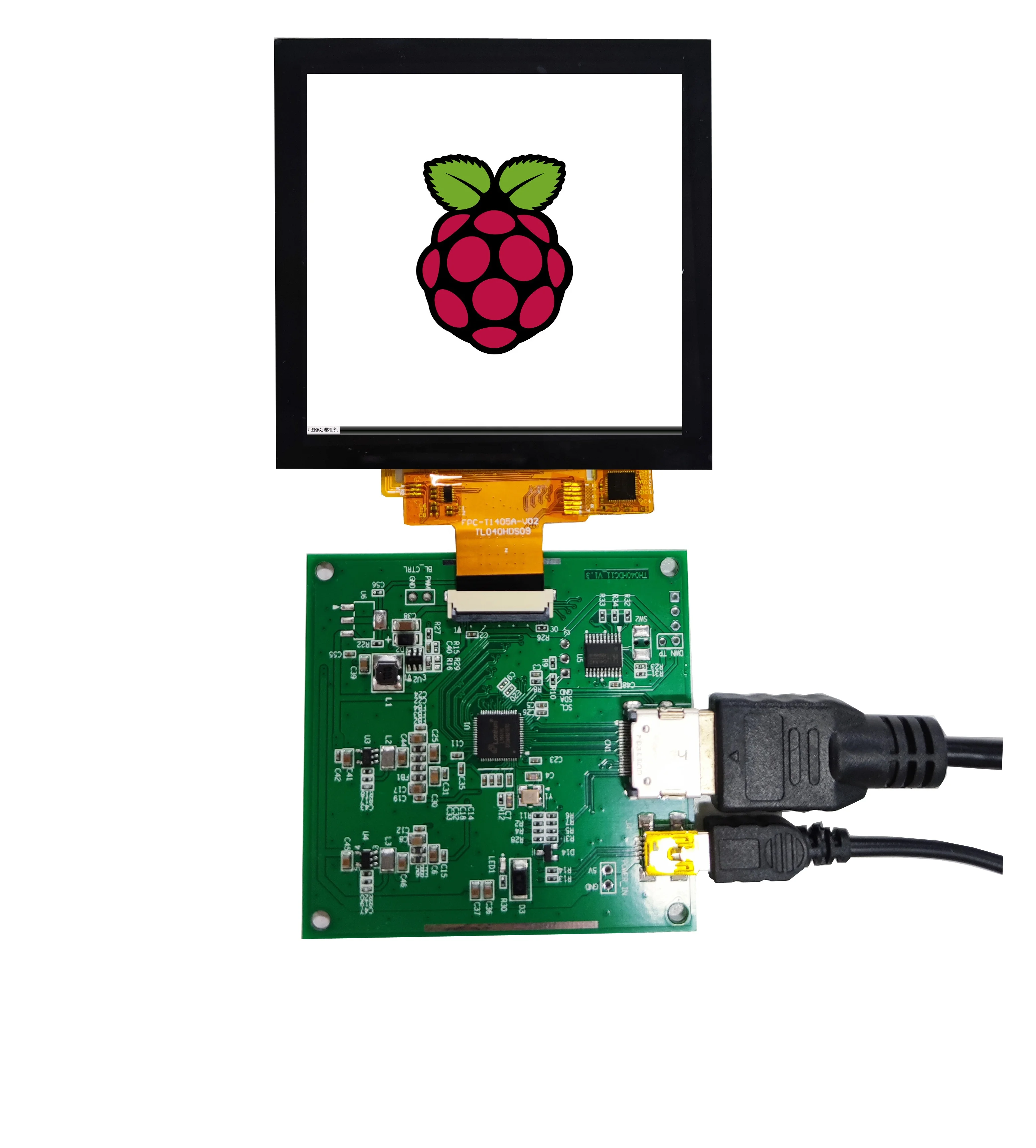 4 дюйма Raspberry Pi сенсорный экран ЖК-дисплей на основе тонкоплёночной технологии H DMI драйвер платы