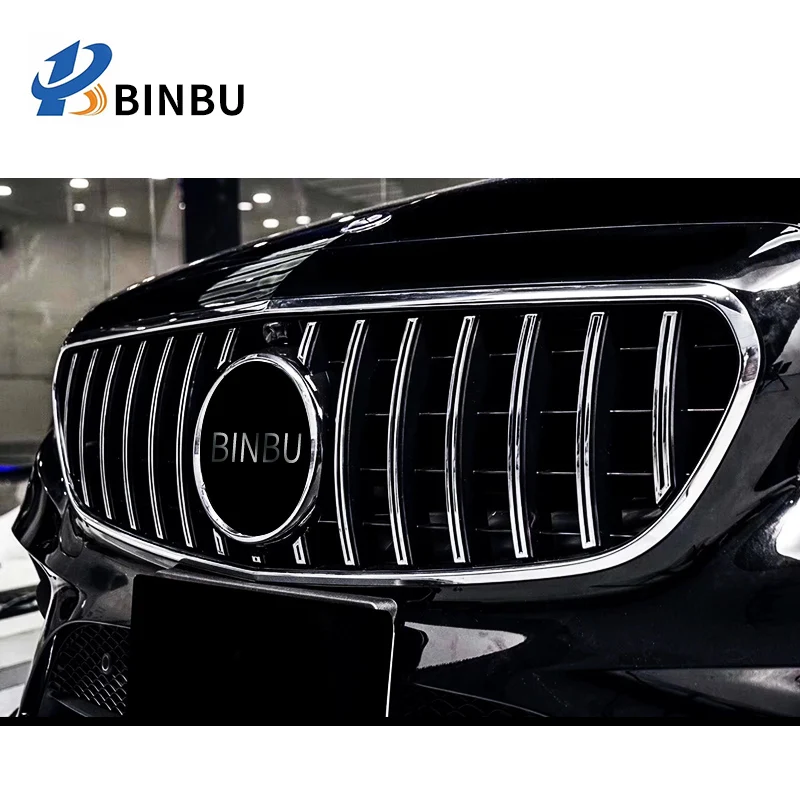 for Mercedes Benz E-class w213 front air grille GT style Intake grille sports  Silver Black2016-2019