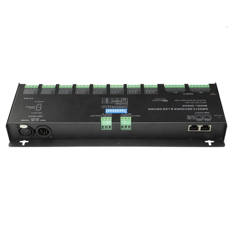 High Quality Constant voltage DMX512 decoder 24 channel dmx decoder