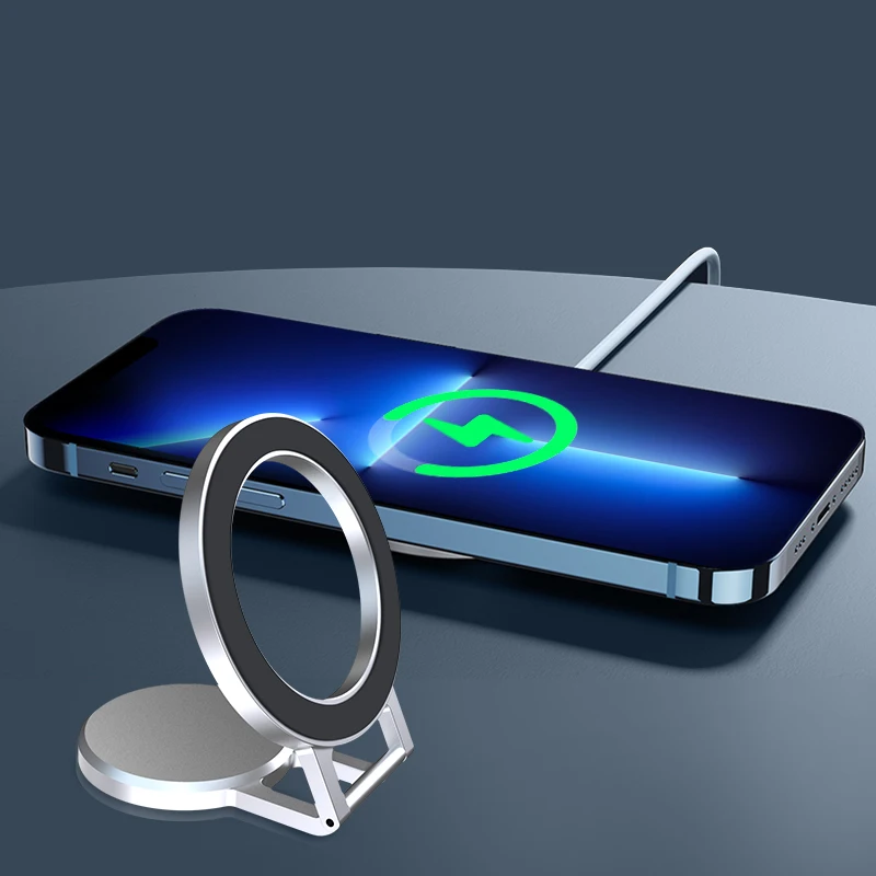 Foldable Magnetic Phone Holder in Car GPS Mount Magnet CellPhone Stand Portable Car Mobile Support for iPhone