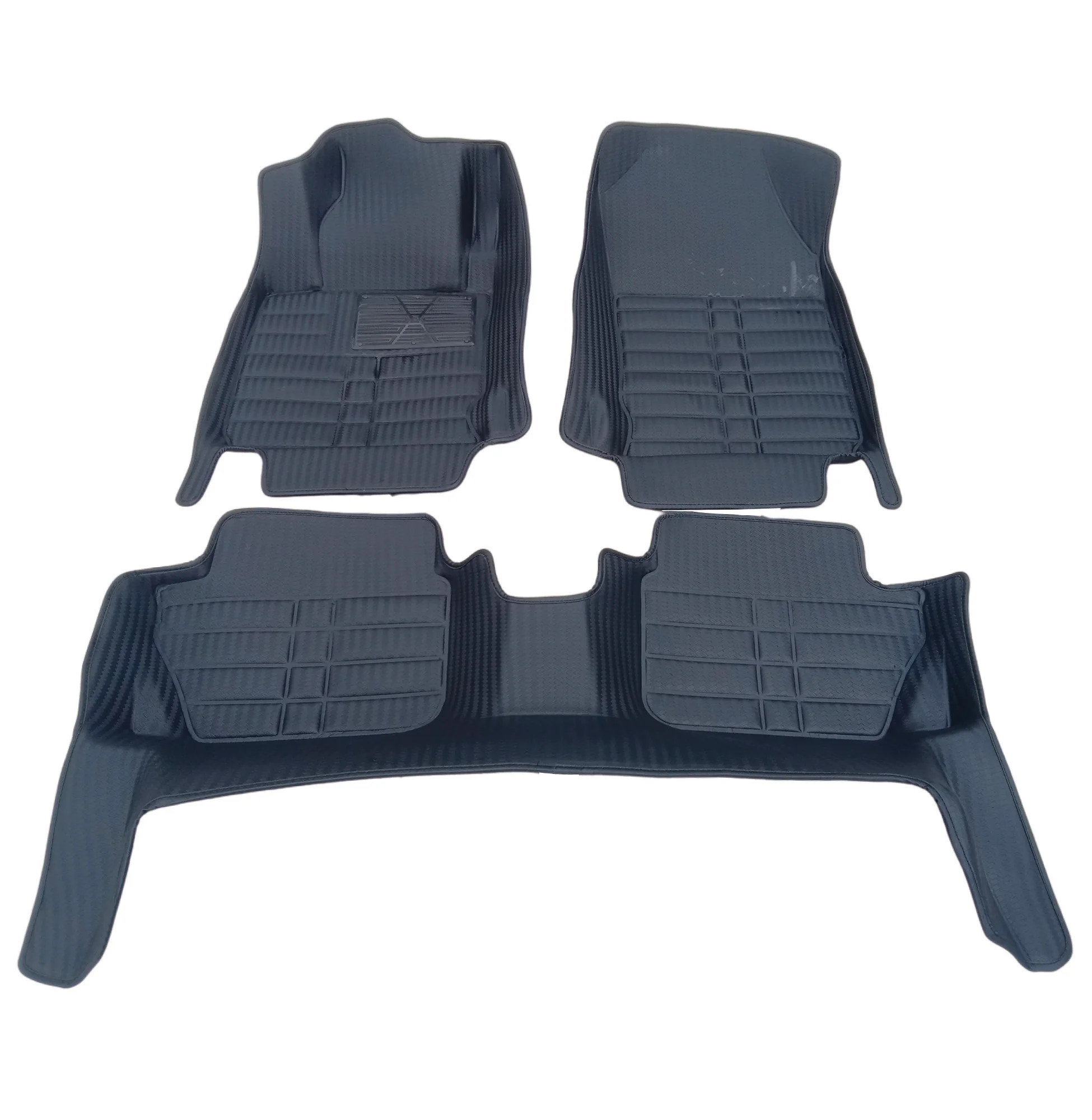 Chinese factory wholesale 5D vehicle interior accessories pvc leather floor car mats