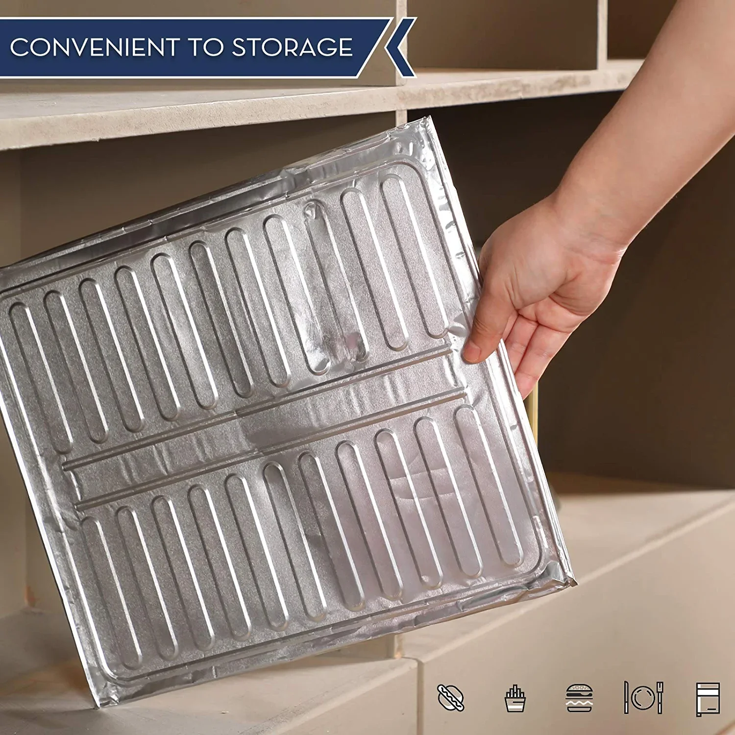 Large Foldable 2 burners Aluminum Foil Oil Baffle Stove Splatter Guard Blocks Heat Insulation Oil Splash Kitchen Utensils