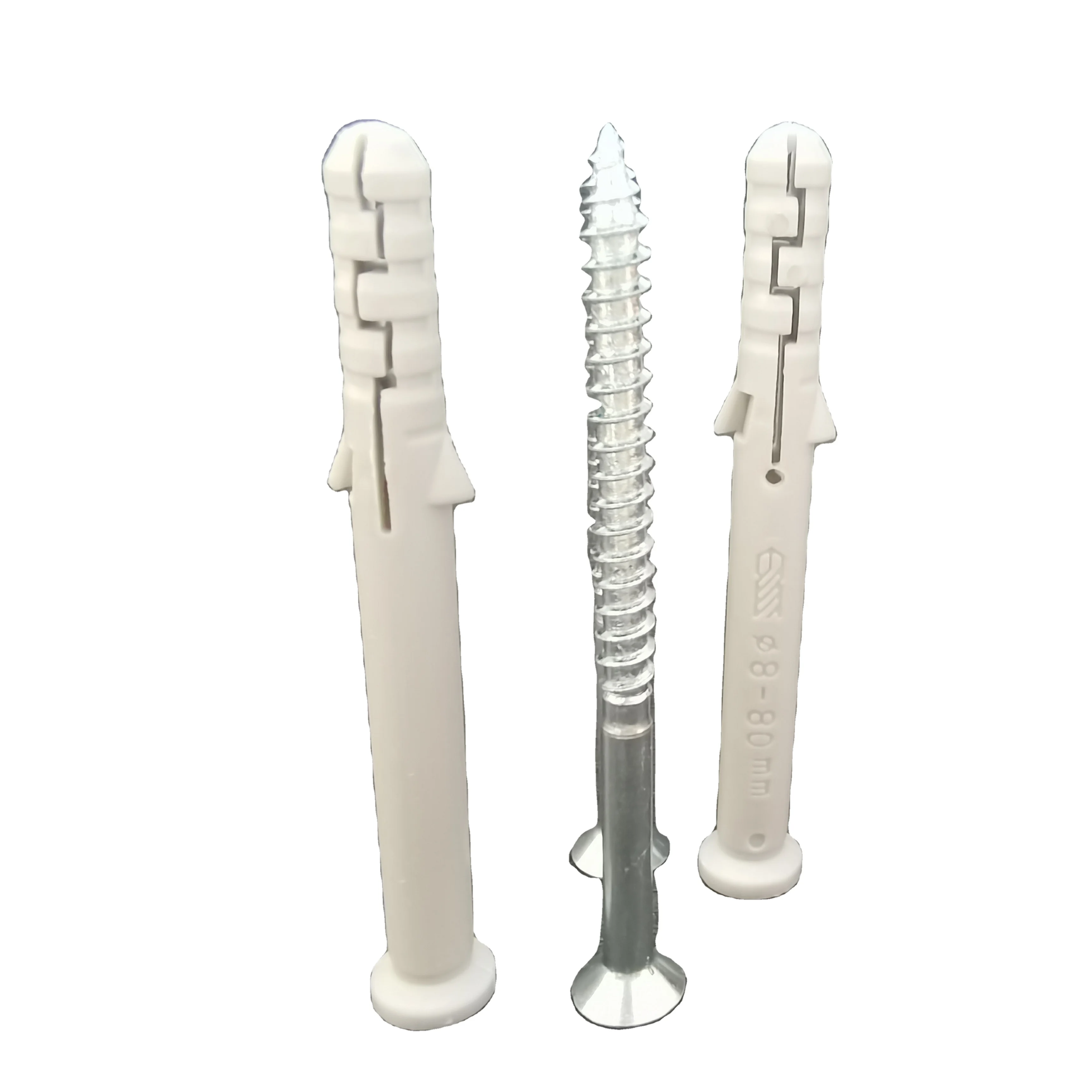 Small croaker expansion anchors, gray pipes heavier nails, more secure