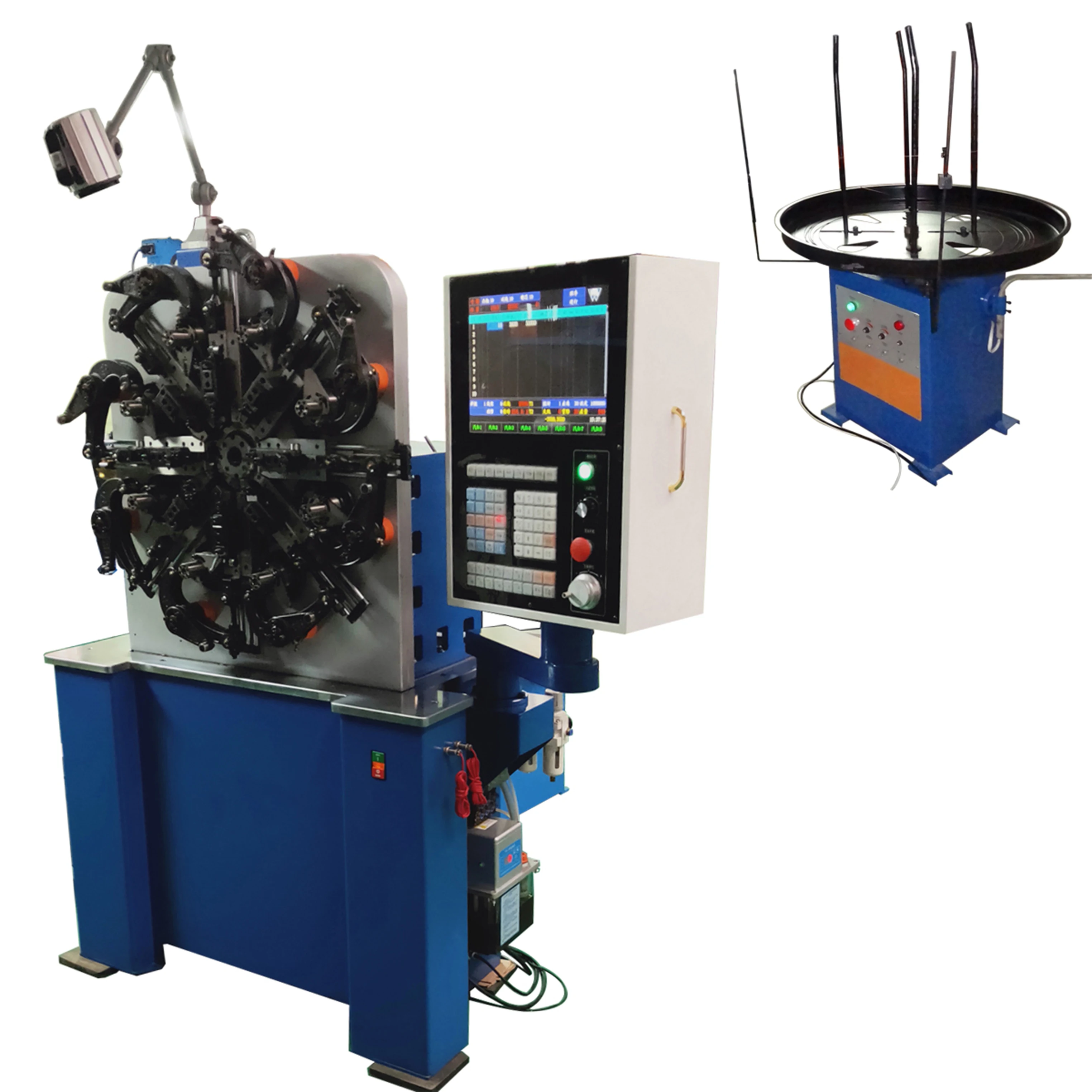 Автоматический 3D многоосевой станок-мультиформер с ЧПУ для формирования различных форм пружин