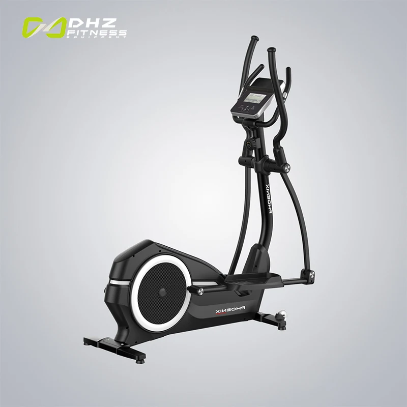 Commercial Elliptical Machine Magnetic Manual Trainer With Flatscreen /Cross Gym Equipment Health Fitness Stepper Exerciser