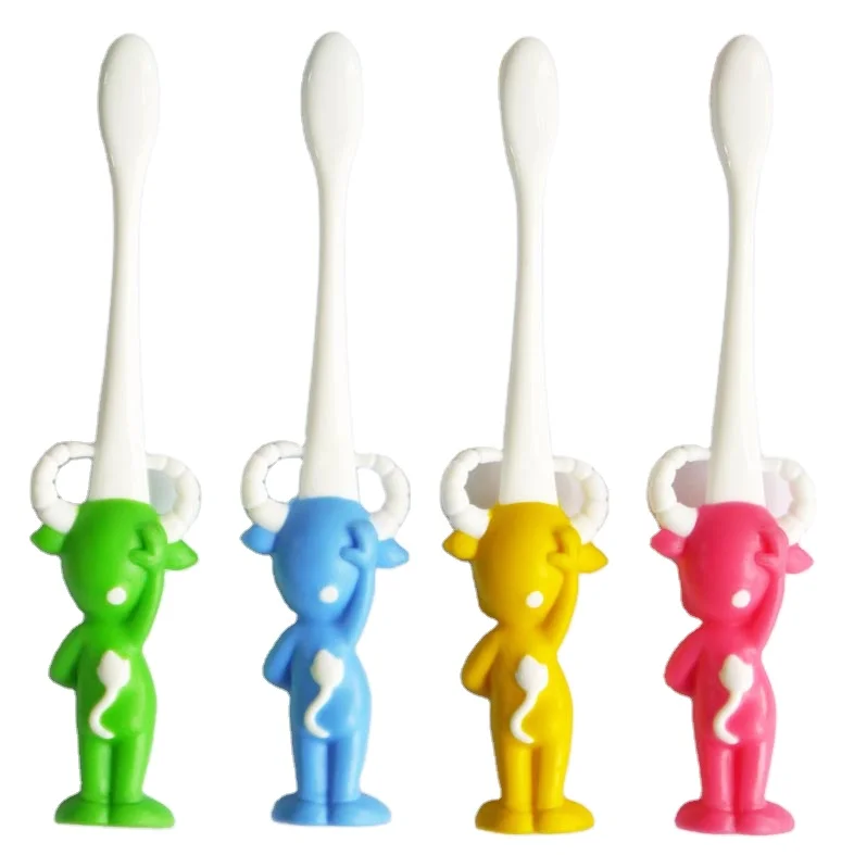 
Cartoon Kid toothbrushes Children Toothbrush with Extra Soft Bristles and Super Cleaning Power 