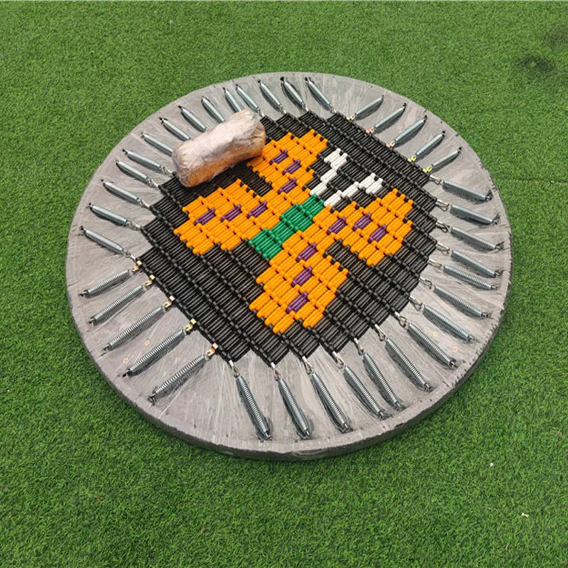 12 14 Feet in ground Safety pad 3 Rectangular Tent gymnastics Square Trampolines jumping material