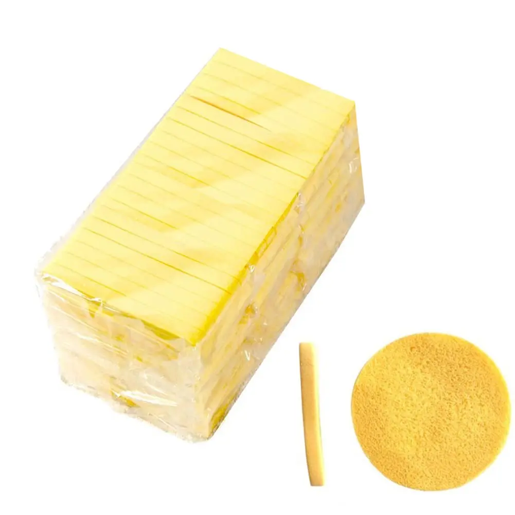 SPA Beauty Salon Professional Compressed Makeup Removal Magic compressed cellulose sponge Wash Round compressed facial sponges