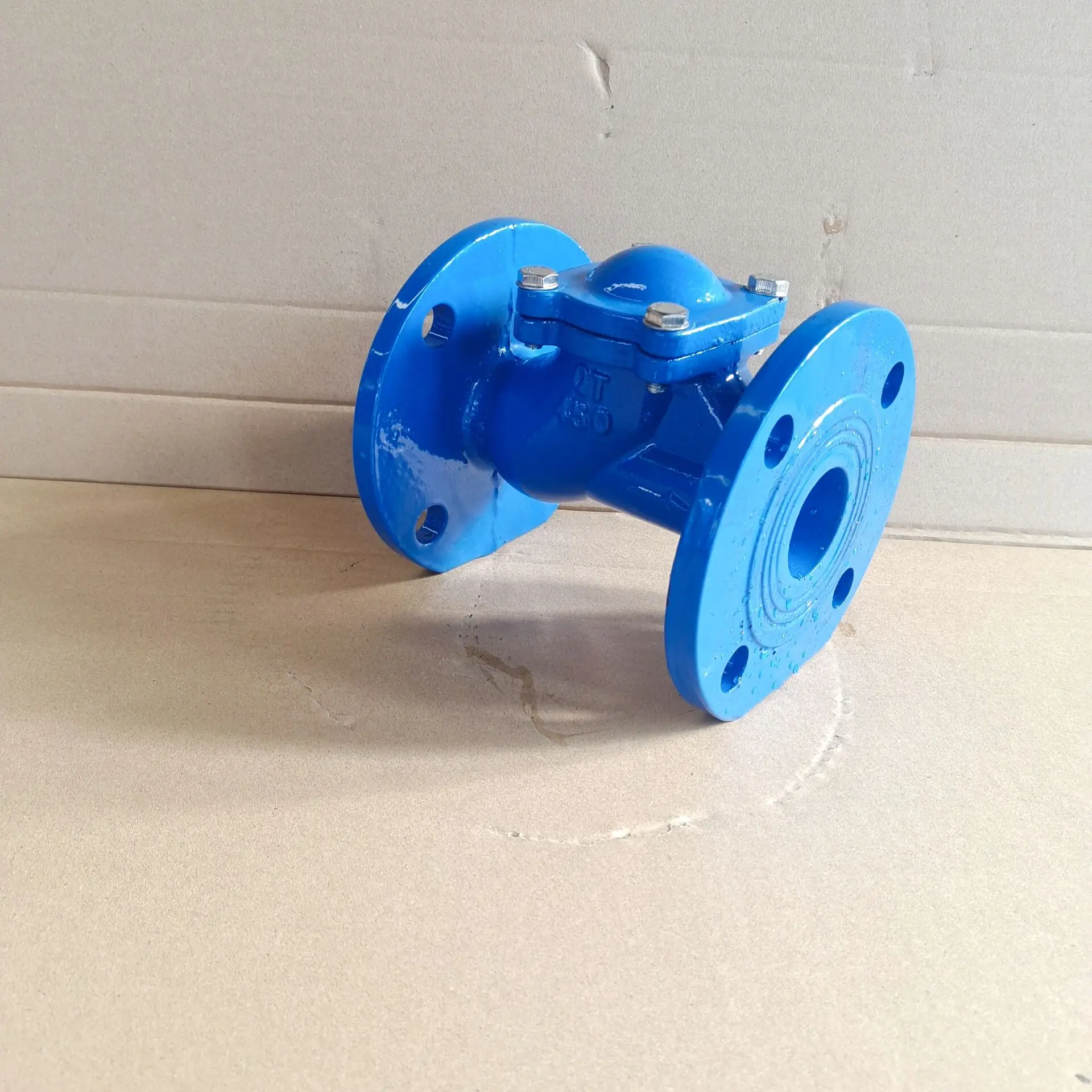 
PN16 DN100 Cast Iron rubber ball Check Valve 