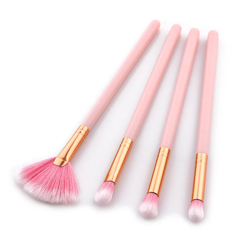 4 Pcs/Set Makeup Brush Set Private Label Make Up Tools Professional Makeup Brushes Powder Cosmetic Brush Beauty Accessories