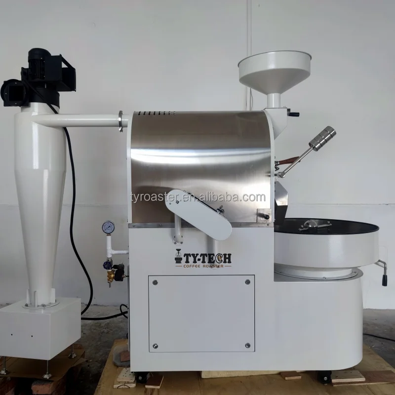 advanced MOQ one set toper hot air gas electric 5 kg coffee roaster for sale