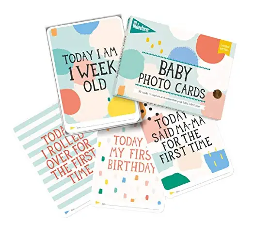 
Colorful Offset Printing Cardboard Paper Custom Baby Milestone Cards for Happy Moments 