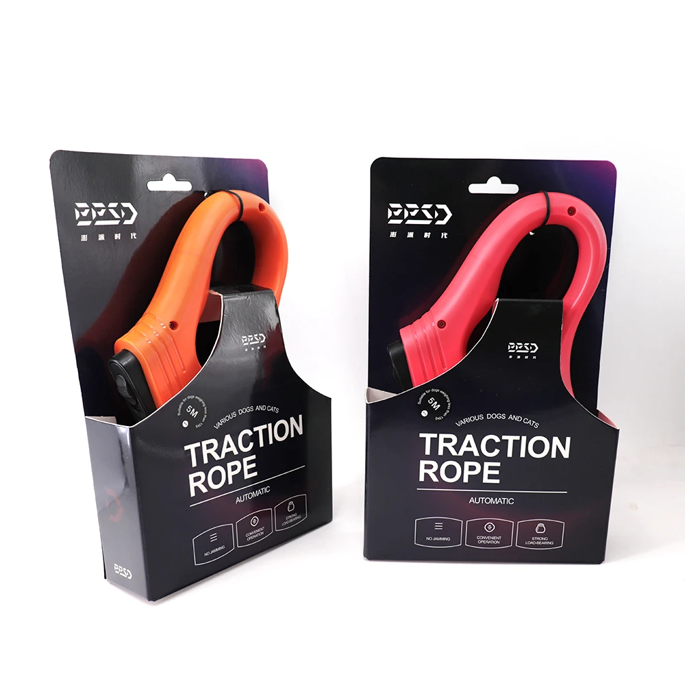 New Pet Products Private Label Automatic Heavy Duty Retractable Pet Nylon Material Dog Leash