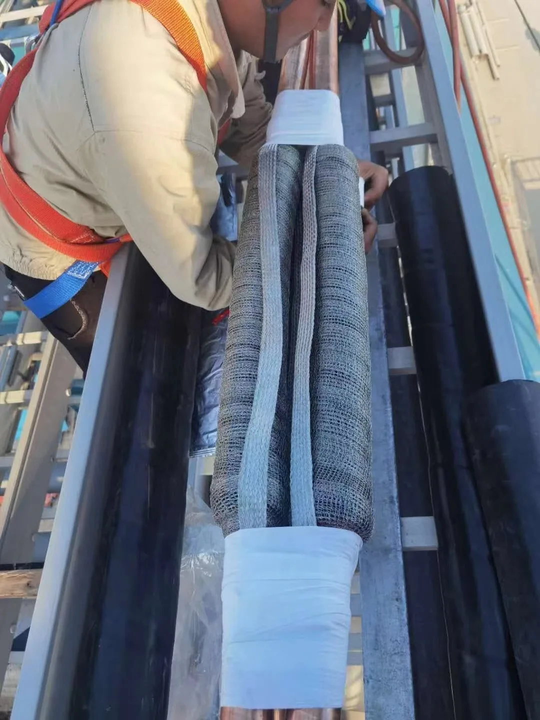 Hot Selling 10KV High Voltage materials Three Core Cold Shrink Power Cable Accessory Intermediate Connection