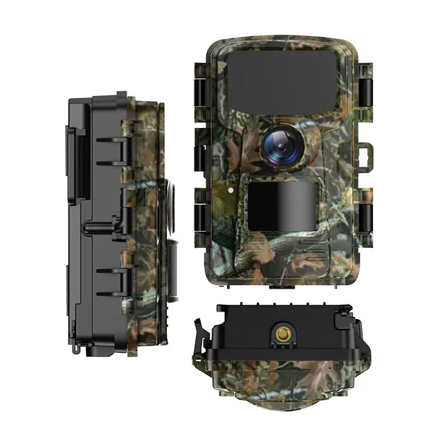 Dual Lens Hunting Camera 60M 4K Waterproof Camera Trap Wildlife 20 Meters Thermal Scope Night Vision
