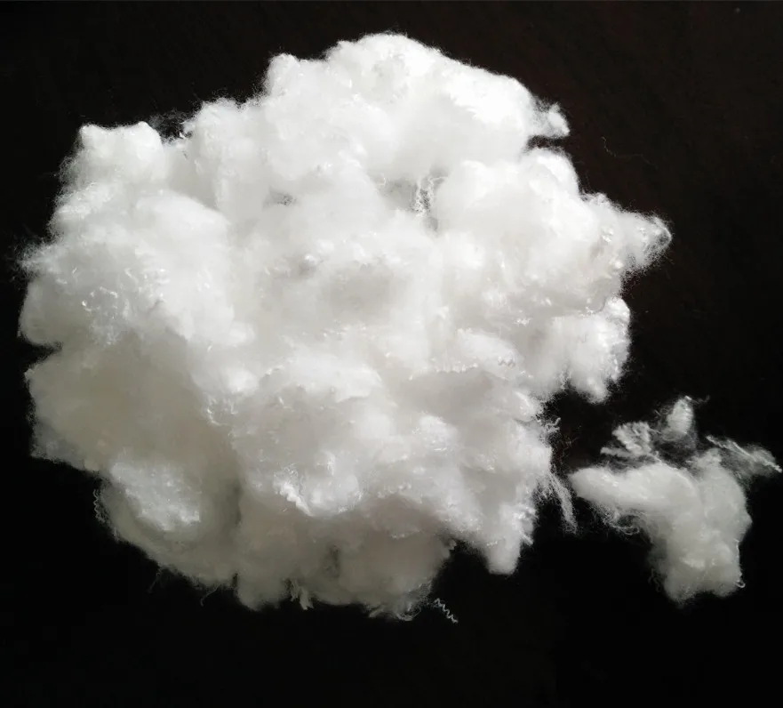recycled polyester staple fiber hollow conjugated silicon 3d ,7d,15d