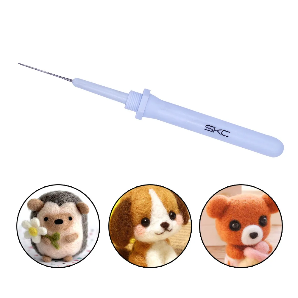 Skc High Quality Diy Wool Felting Needle Pen Felting Needle Tool With 6 Needles
