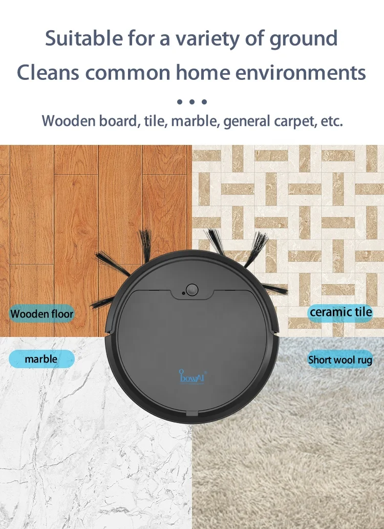 New upgraded wireless App control  floor care smart Aspiradora quiet robot vacuum cleaner  home use