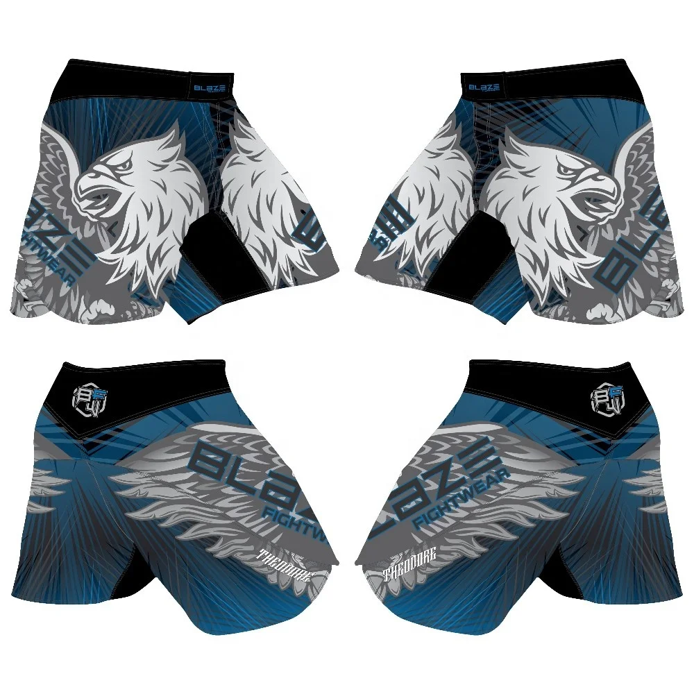 Sublimated Wholesale Custom Design fashion BJJ custom mma compression shorts Gym Shorts