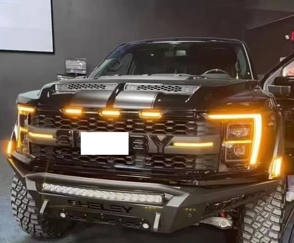 Передняя решетка радиатора с подсветкой для Ford F150 F250 F350 raptor Shelby ALL YEARS автомобильных