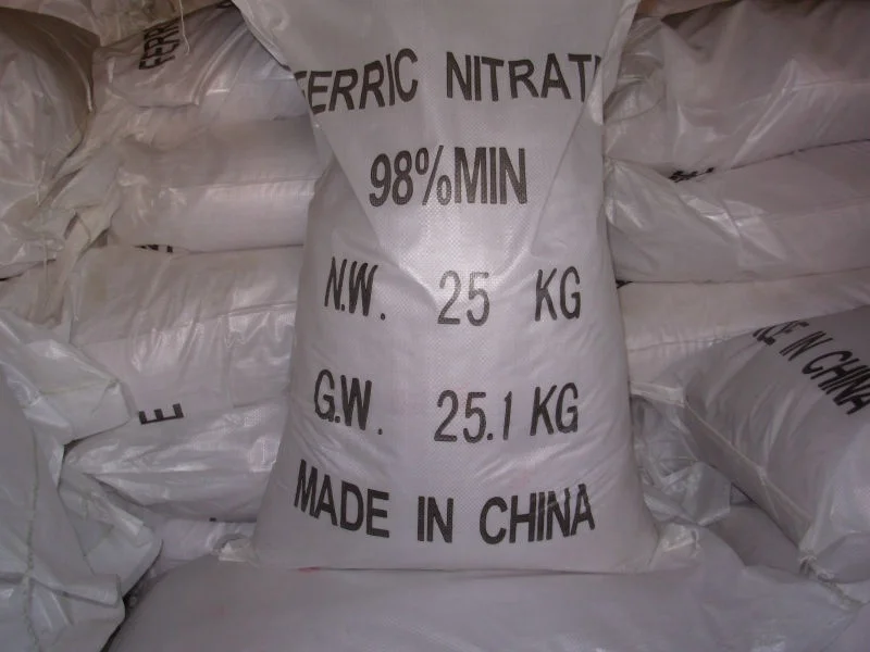 
98% Ferric Nitrate, Iron nitrate, nonahydrate,Fe(NO3)3.9H2O,CAS#7782-61-8, Factory sale 