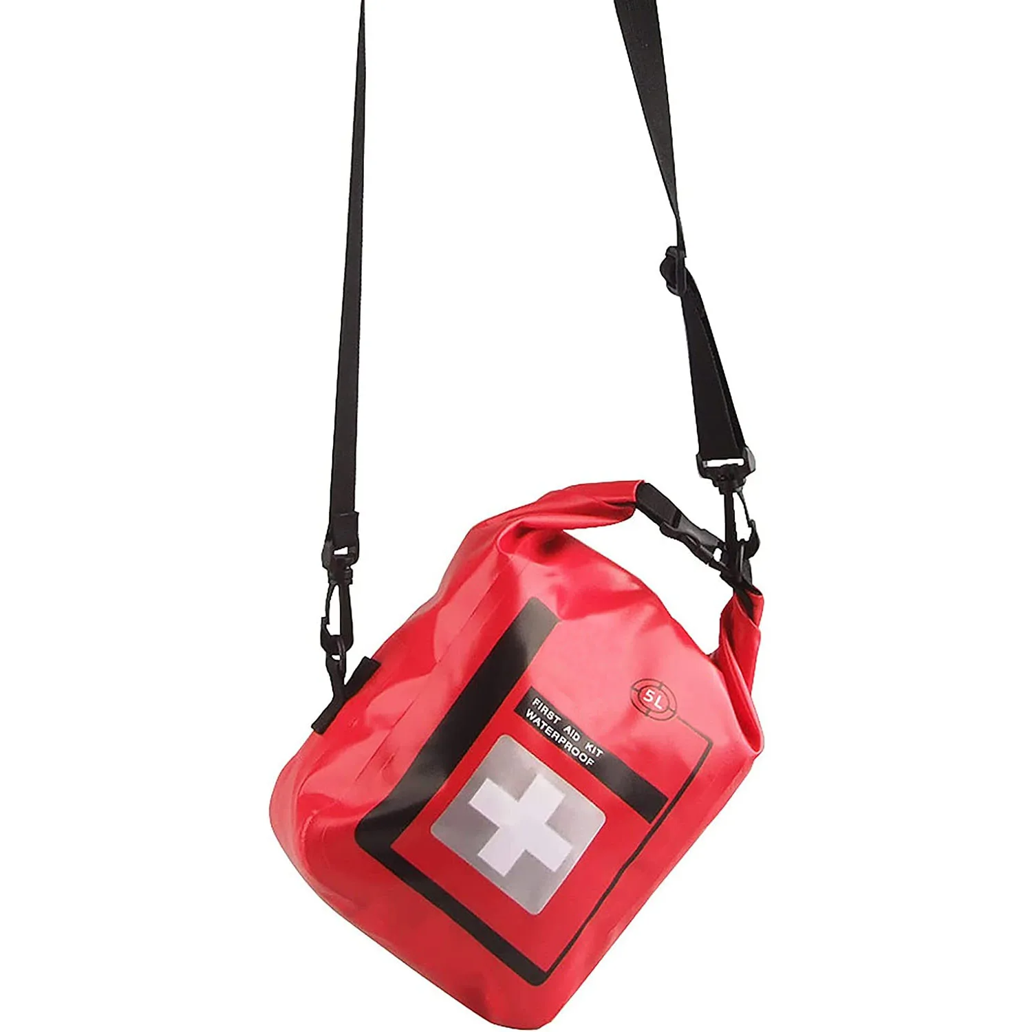 Wholesale Price Waterproof First Aid Kit Bag Adjustable Durable Red Bag For Boating Car Hiking