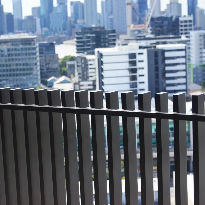 
Factory price aluminium garden fence and gate slats Metal Fence Panel 