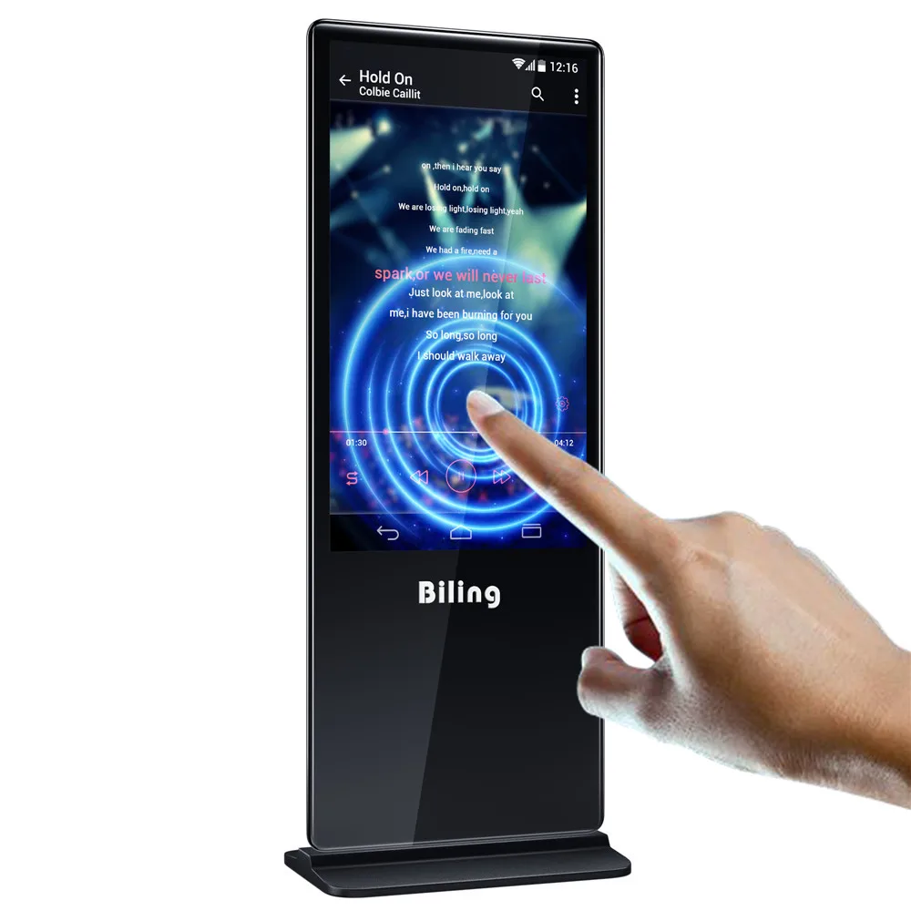 Economic efficient kiosk tablet SH3206AI0 AD Player kiosk tablet led billboard indoor advertising player 32 Inch touch screen