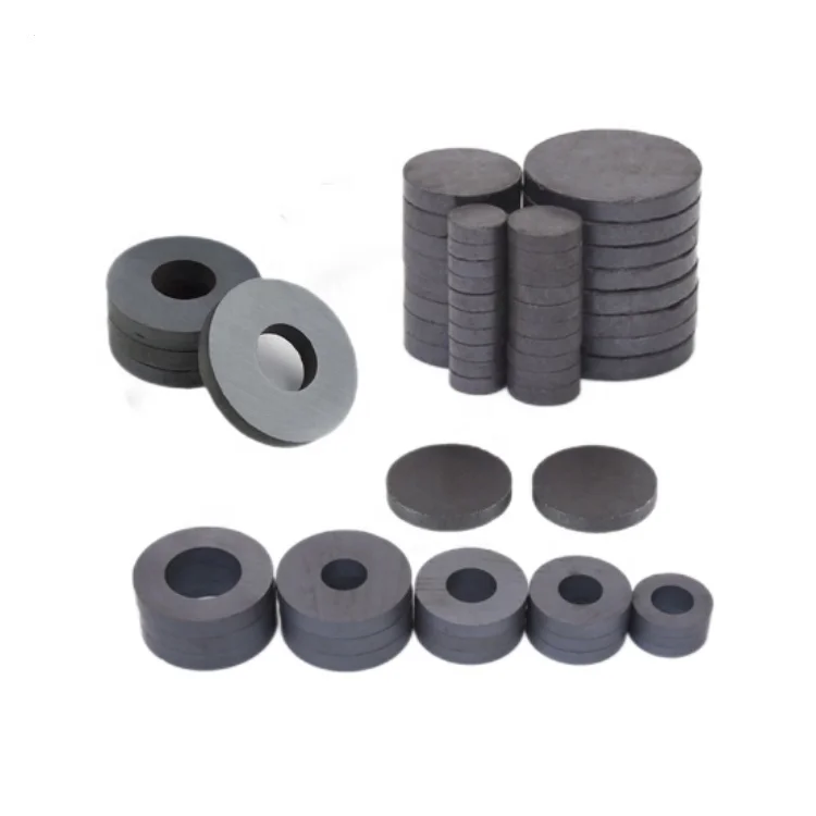 Manufacturer custom y30 y40 y44 y35 40*20*10mm ceramic magnets rod bar ring block disc arc Ferrite Magnet For Industry