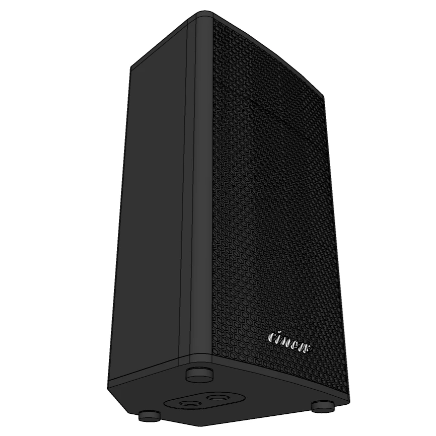 Cinow 350W 602X352X378MM 123dB Design Column Pillar Loudspeaker