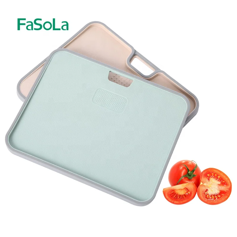 FaSoLa Portable Eco-friendly PP Safe Durable Anti-slip Kitchen Vegetable Chopping Board Cutting Board
