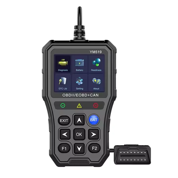 Hot selling Plastic YM519 2.8inch Car Diagnostic Tool YM519 Automotive OBDII Scanner Reads and Detects Car Fault Codes