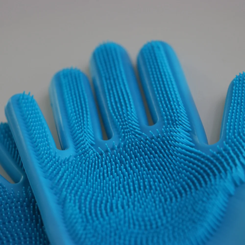 
Heat Resistant Dish Wash Silicone Household Rubber Gloves 