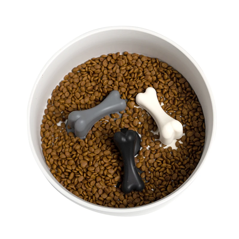 Wholesale Customize New Design Bone Shape Food Grade Silicone Dog Slow Feeder