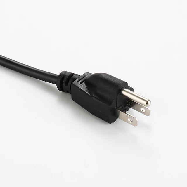 USA 3 pin Laptop Power Cable Lamps Appliances  power cable electrical supplies UK Power Cord Plug