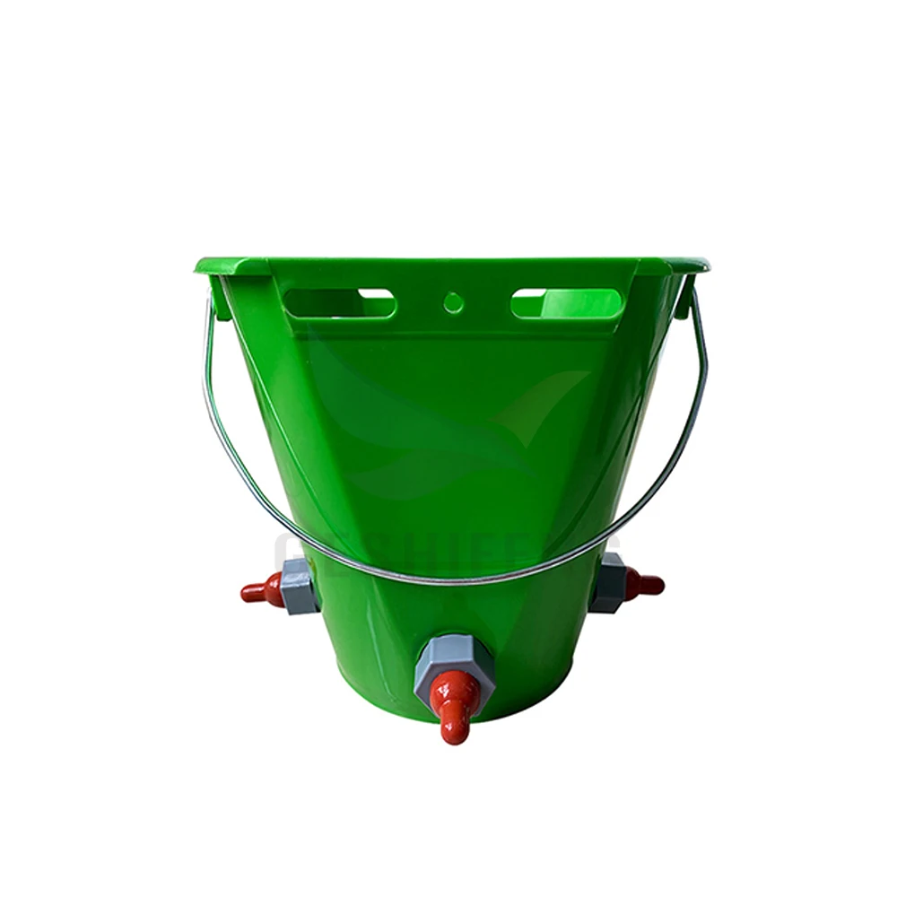 Automatic 8L Plastic Milk Bucket Water Drinker For Livestock Cow Sheep Cattle Goat Nipple Drinker Farm