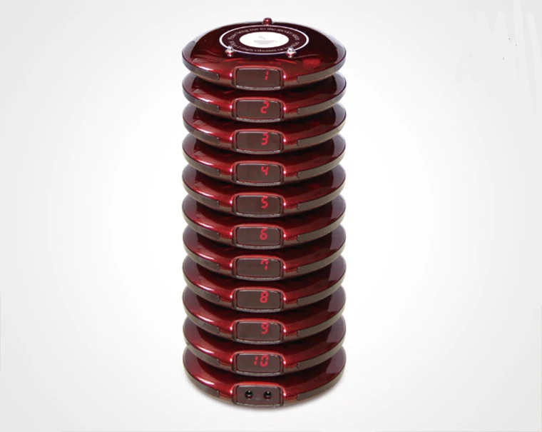 
Restaurant Wireless Calling Equipment Vibrating Coaster Pager 