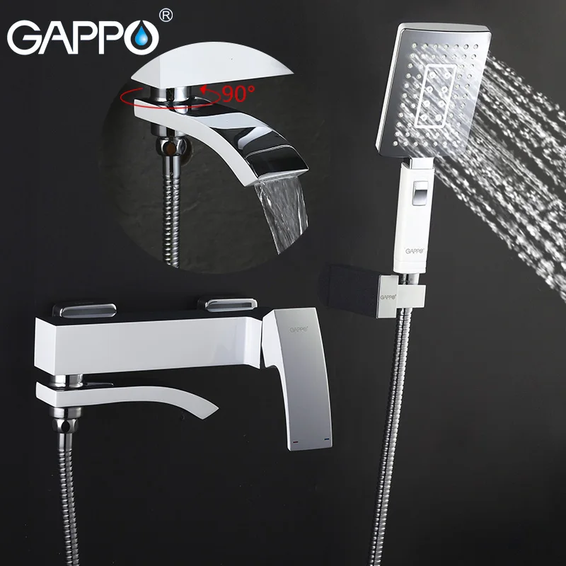 
Gappo Chrome Bathroom Hand Head Shower Mixer Set 