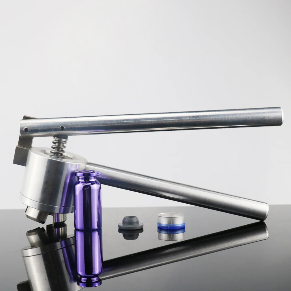 13/20mm Manual hand vial aluminium flip top vial cap Crimper /crimping tool/machine for perfume bottles