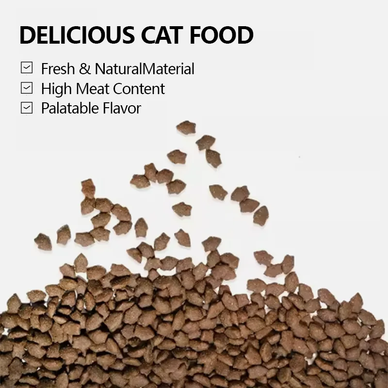Cat Food Manufacturers Wholesale Adult Animal  Premium Pet Food 10 15Kg 20Kg Bulk private-label-cat-food