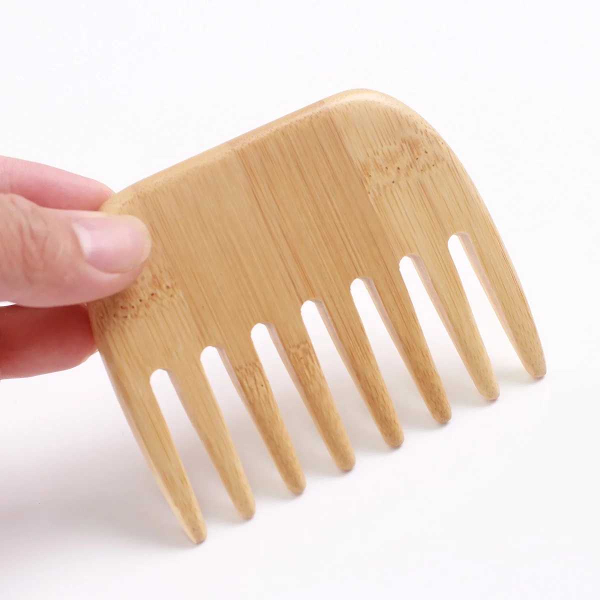 Amazon Hot Small Travel Purse Hair Detangling Comb Pocket Wide Tooth Comb Beard Comb