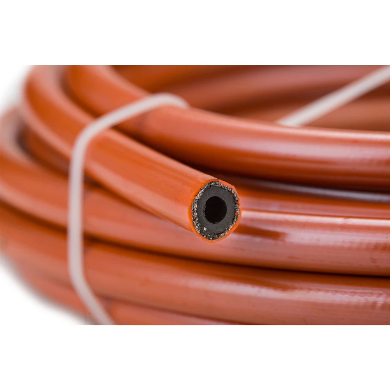 PU coated car spare part rear hydraulic brake fluid line hose ptfe stainless steel braided flexible an3 auto brake hose 1/8