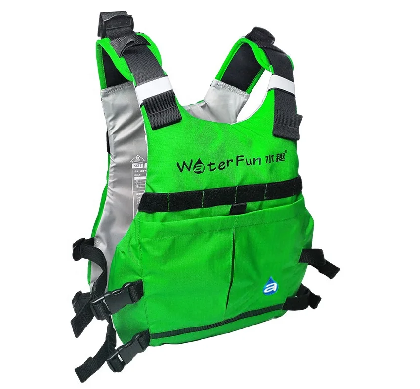Bright Color CE Certificates Water Spots Life Jacket with Whistle Boating Kayaking Water Sports Life Vest