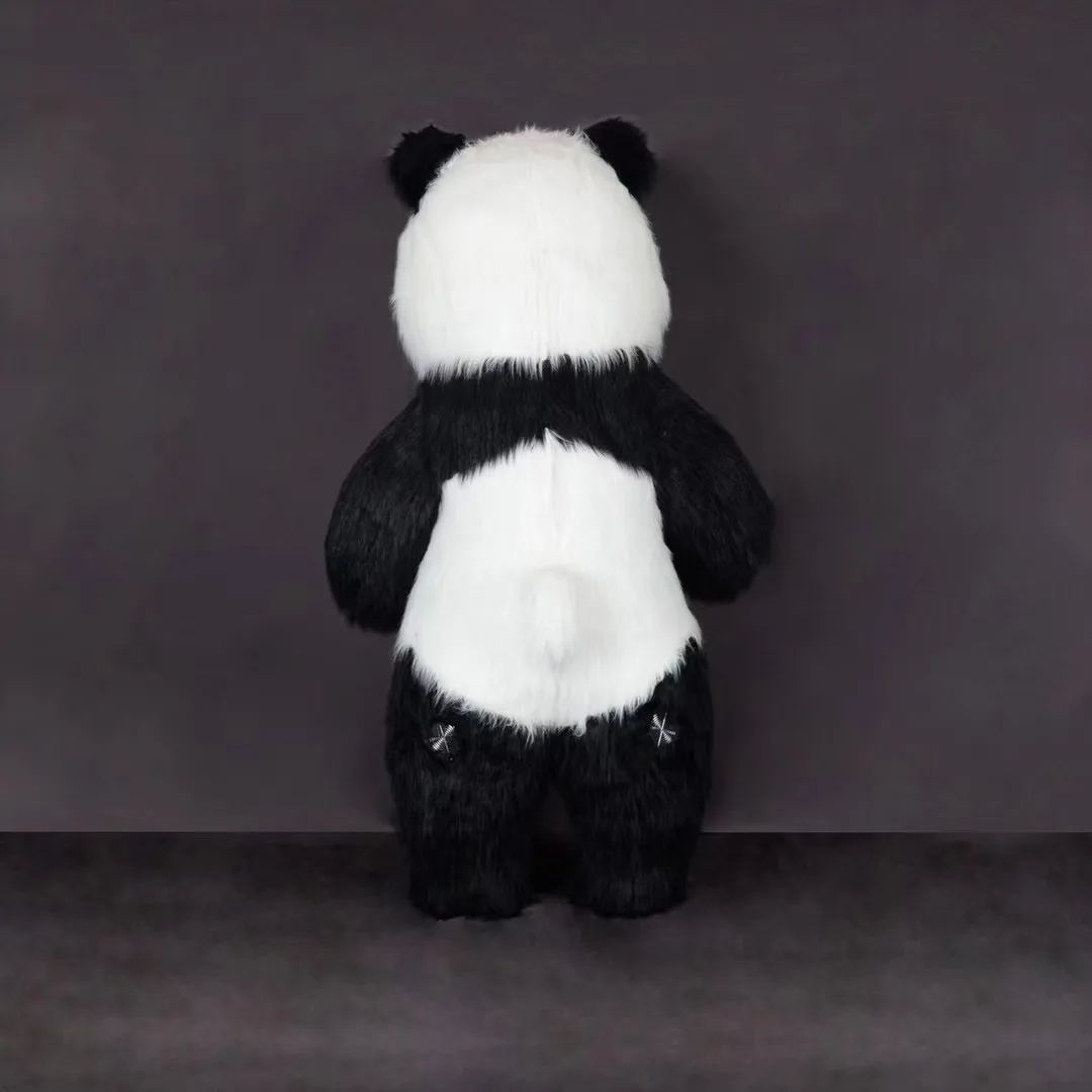 Factory Hot Sale Cartoon Walking Lovely Animal Panda Adult mascot costume for Amusement park